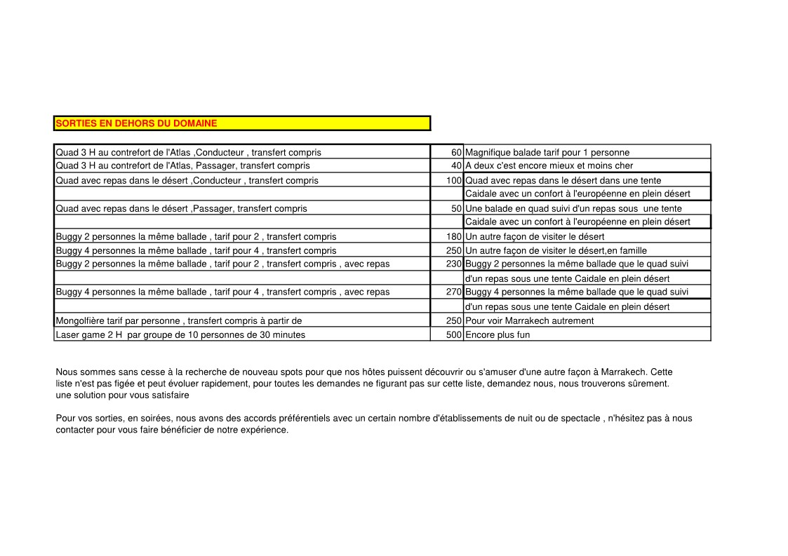 Tarif