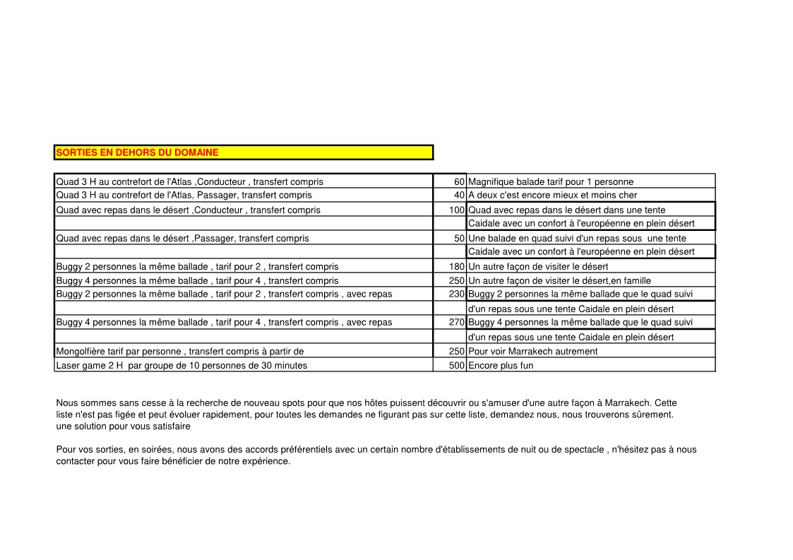 Tarif